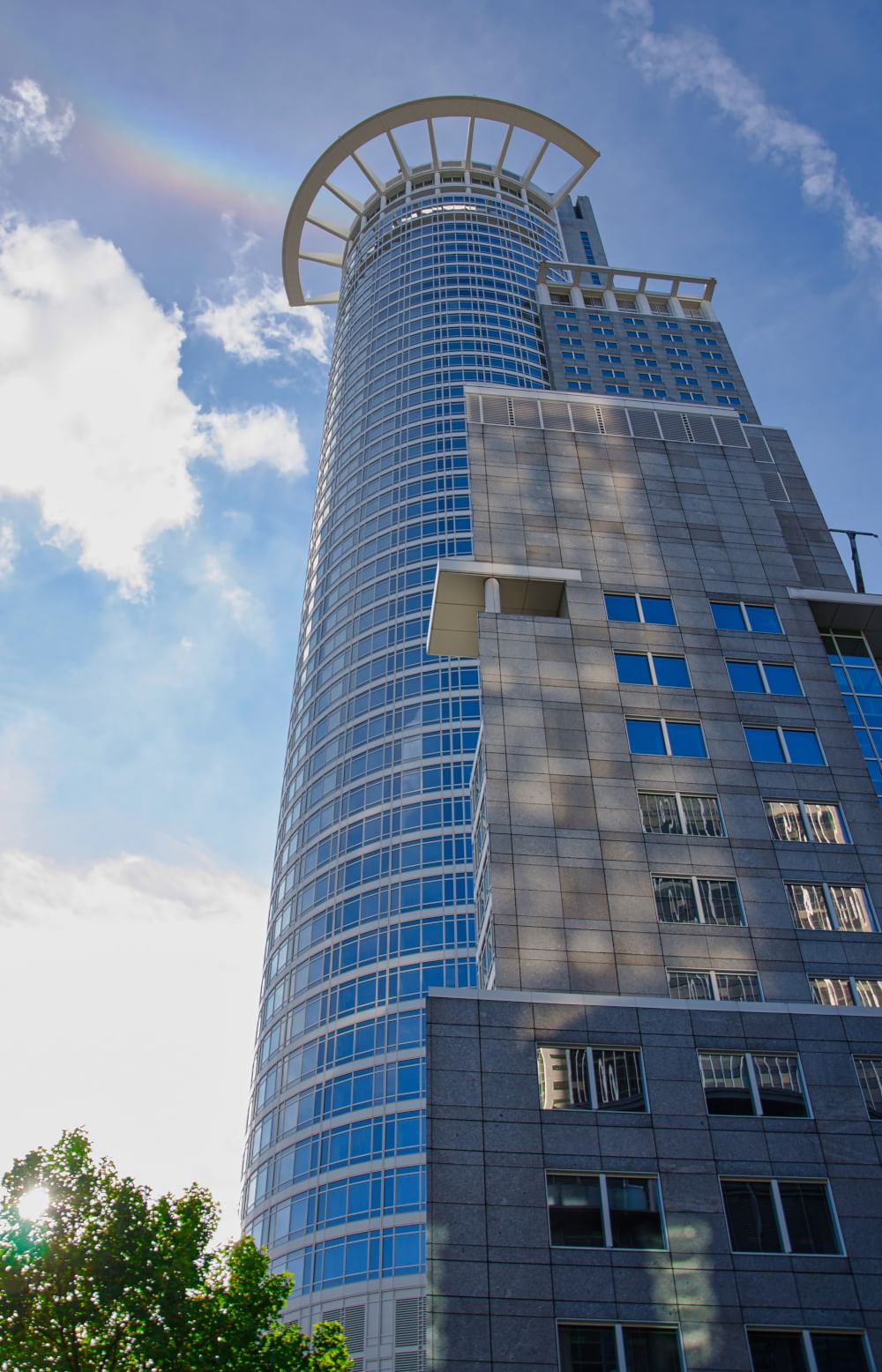 Wolkenkratzer Westend Tower der DZ Bank in Frankfurt am Main, 2017.
