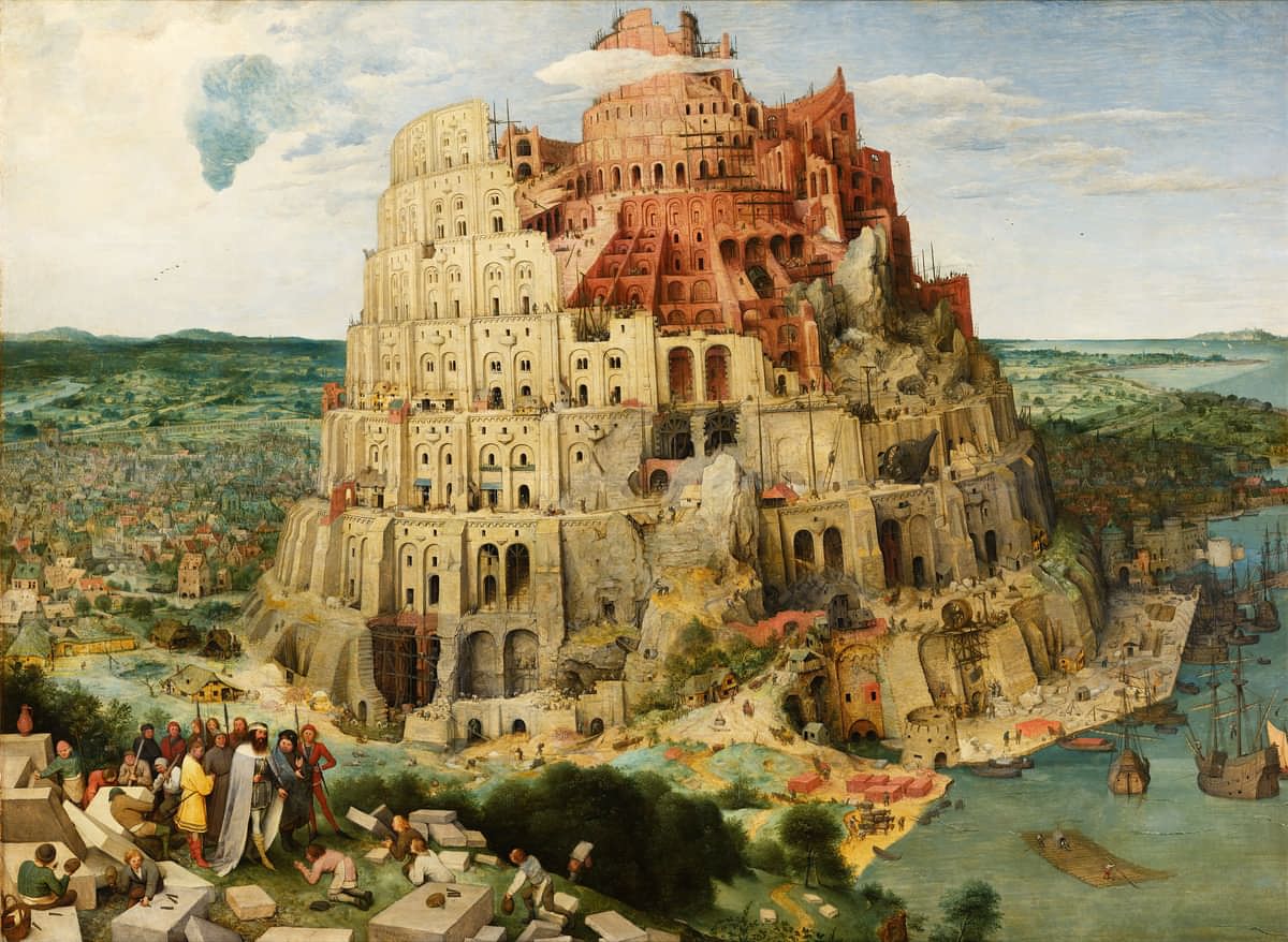 Pieter Bruegels Wiener Version des Turmbaus zu Babel, 1563.